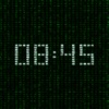 Icon Hacker Clock - Green Matrix
