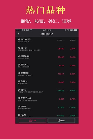 期货交易-原油黄金外汇投资 screenshot 2