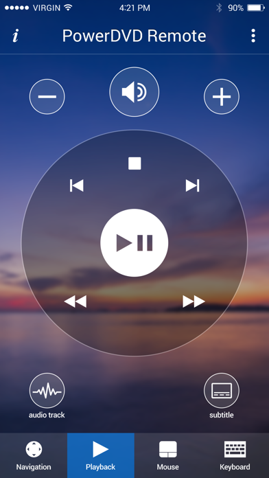 PowerDVD Remote App screenshot