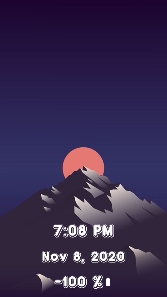 #6. ClockDisplay - Time Wallpaper (iOS) 由: Abdulla Yasin