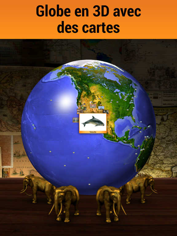 Screenshot #6 pour Geo Walk - Atlas du monde 3D