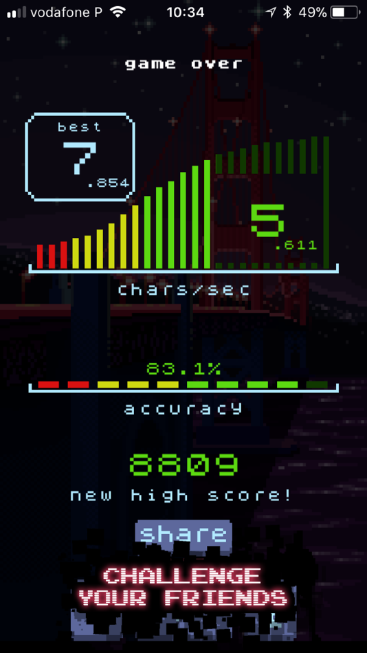 #5. Typing Rush Master (iOS) 由: Lisbon Labs