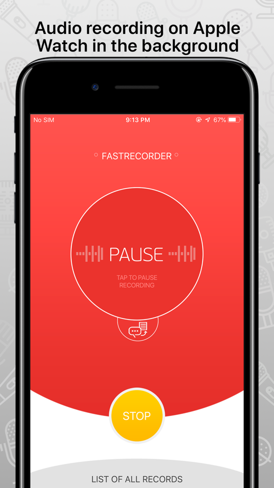 #5. FastRecorder audio recording (iOS) 由: Artem Iakovliev