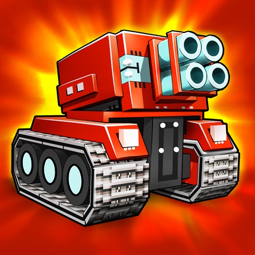 Blocky Cars - tank games on MyAppFree