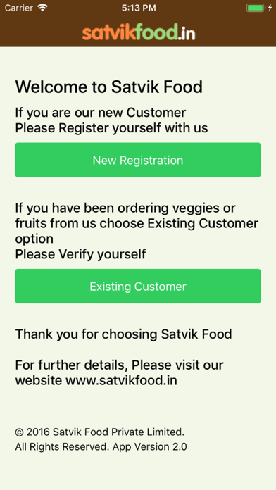 Screenshot #2 pour SatvikFood
