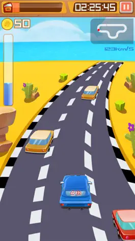 Game screenshot Счастливые гонки автомобилей hack