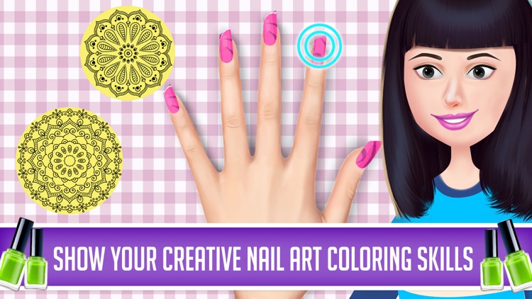 DIY Nail Art Coloring Book screenshot-5