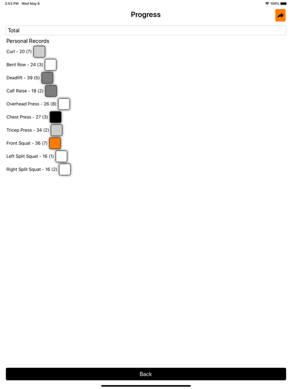 X3 Tracker iPad screenshot