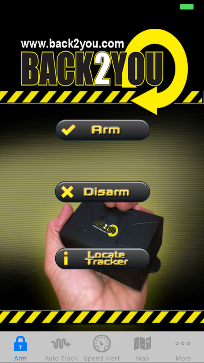 Back2you.com GPS tracker app