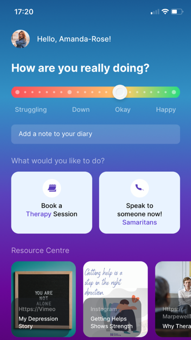 Marpe Wellbeing Screenshot