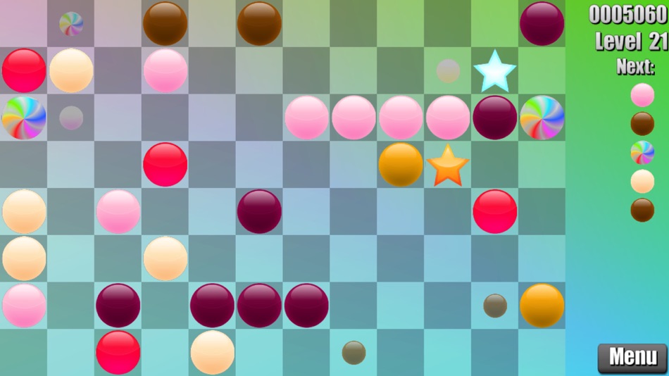 #5. Ball Rows Sort (iOS) Podle: Victor Bovio