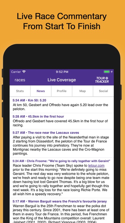 Tour Tracker Grand Tours