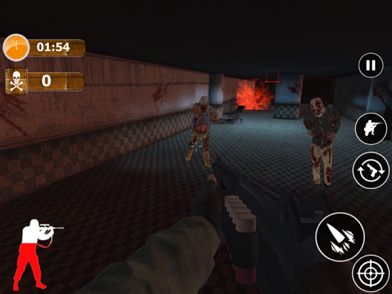Screenshot #6 pour Zombies Sniper: Survival Game