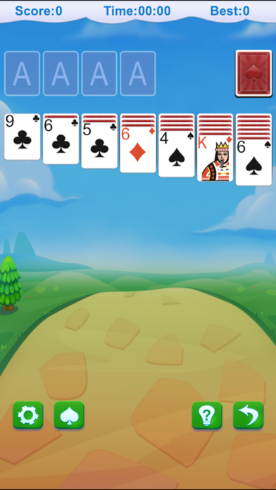 `Solitaire. Screenshot