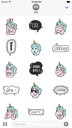 Silly Unicorn Speech Bubbles(圖1)-速報App
