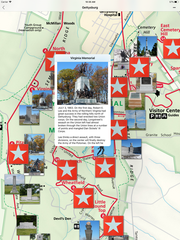 Screenshot #5 pour Gettysburg Auto Tour
