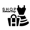 Women's clothing and bags shop icon