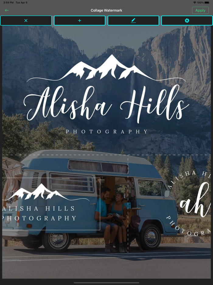 Add Watermark on PhotosVideos