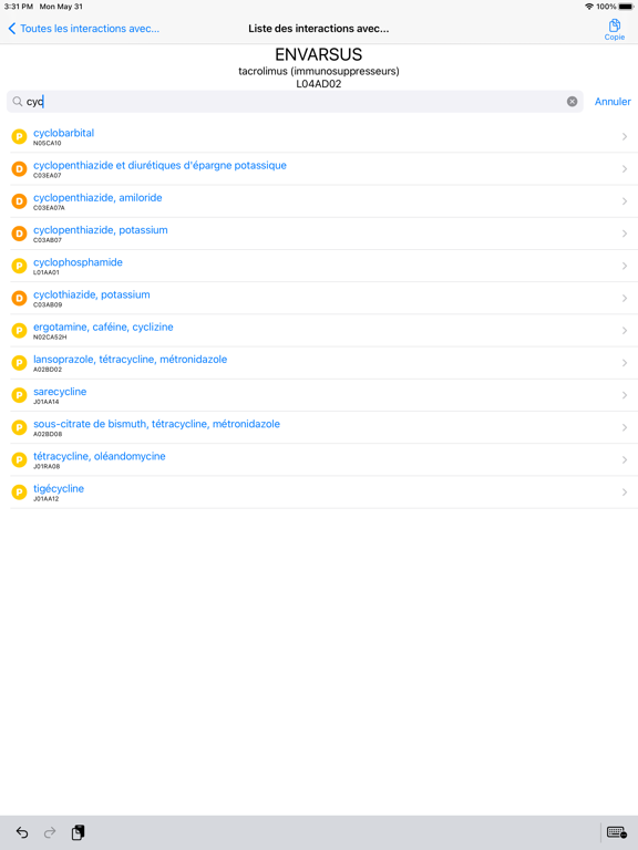 Screenshot #6 pour Drug Interactions