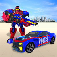 Police Robot Car Hero