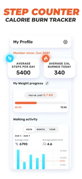 Game screenshot Walking & Weight Loss Tracker hack