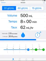 goutte infusion iPad Captures Décran 1