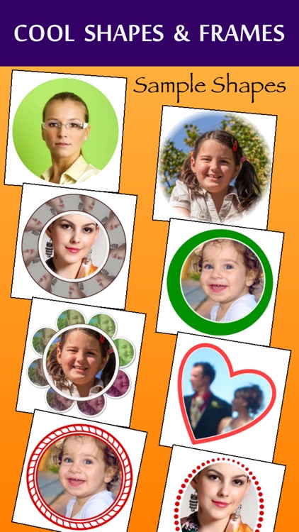 Shapes++ ◯ frame & circle crop