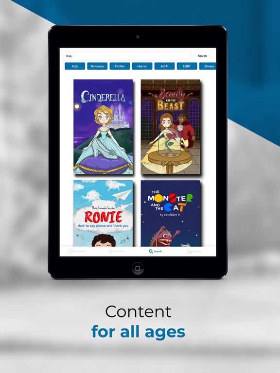Pathbooks Stories & Audiobooks iPad screenshot 4 - Book app