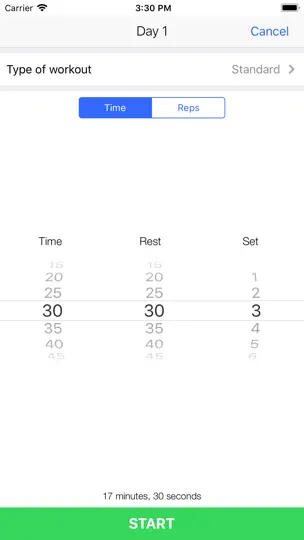 Screenshot von Stark Kettlebell auf dem iPhone 4