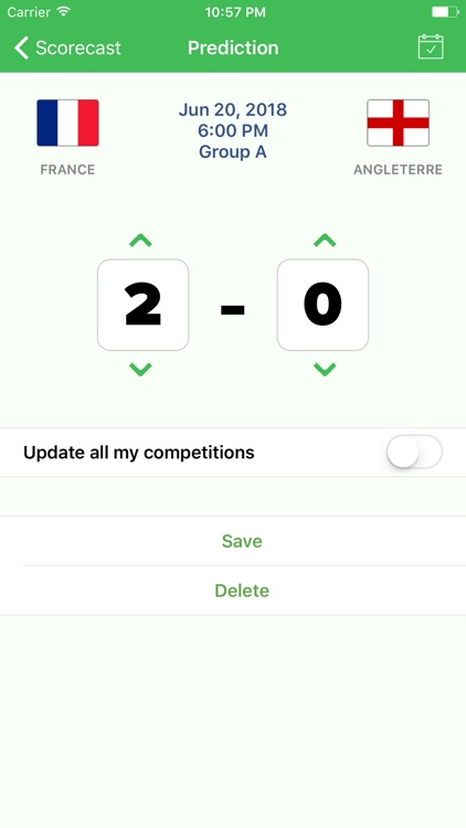 Scorecast app screenshot-3