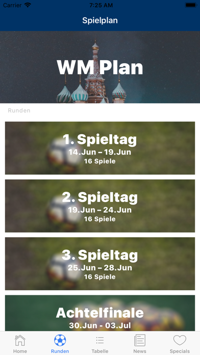 WM Plan - Die WM Spielplan App screenshot 4