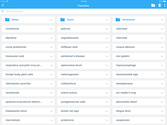 Dorland’s Medical Dictionary iPad screenshot 4 - Medical app
