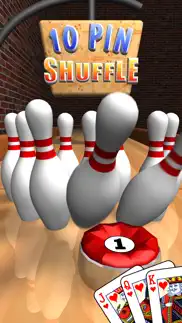 10 pin shuffle bowling iphone screenshot 1