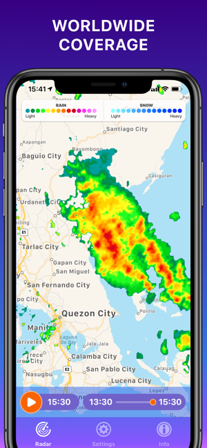 ‎RAIN RADAR ° 实时天气地图屏幕截图