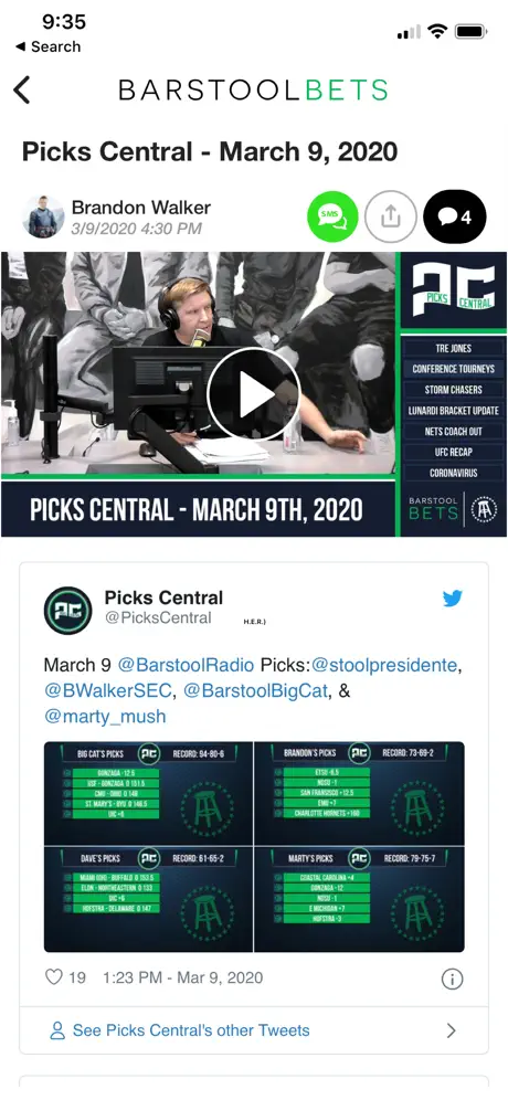 Barstool Bets