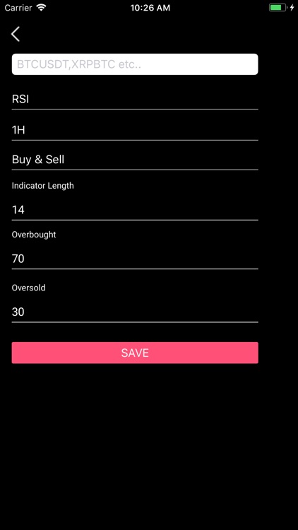 Crypto Indicator Alerts