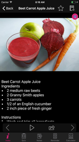 AZ Juice Recipes screenshot