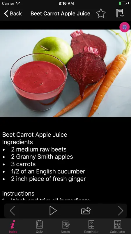 AZ Juice Recipes screenshot 4 of 10