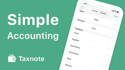 Accounting・Bookkeeping Taxnote Screenshot
