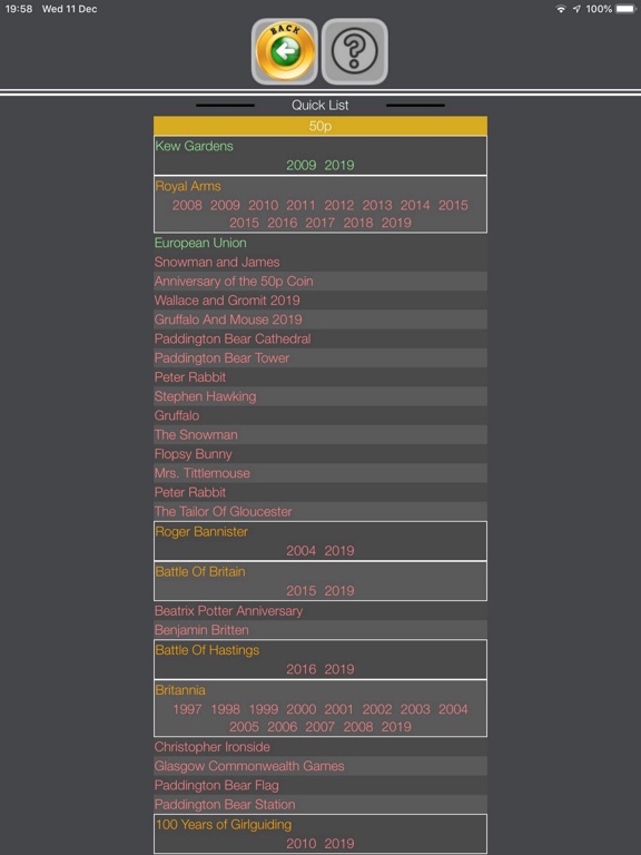 CoinsUK iPad screenshot 6 - Productivity app