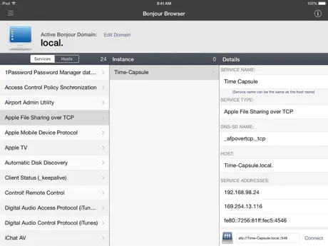 iNet for iPad Network Scanner