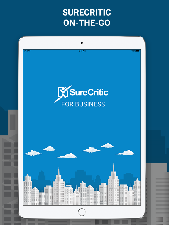 SureCritic for Business iPad screenshot 1 - Business app