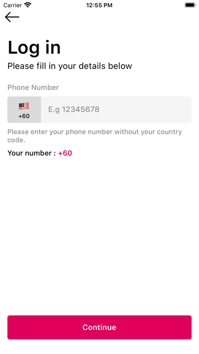 Matdespatch Consumer App Screenshot