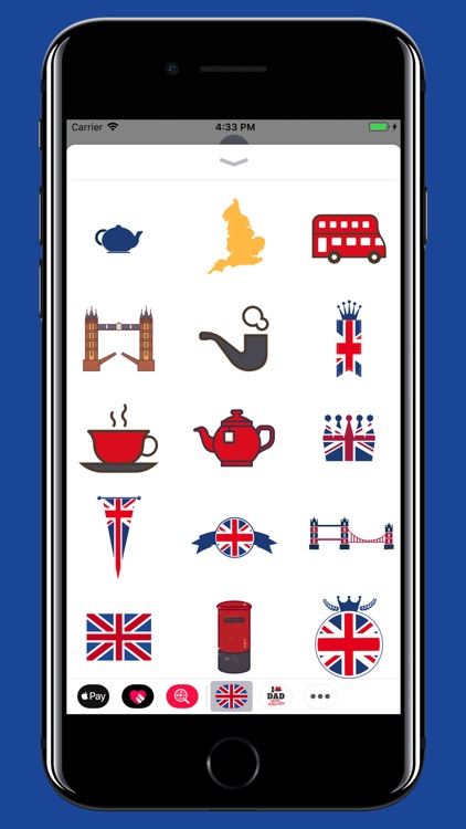 UK Stickers - England pack