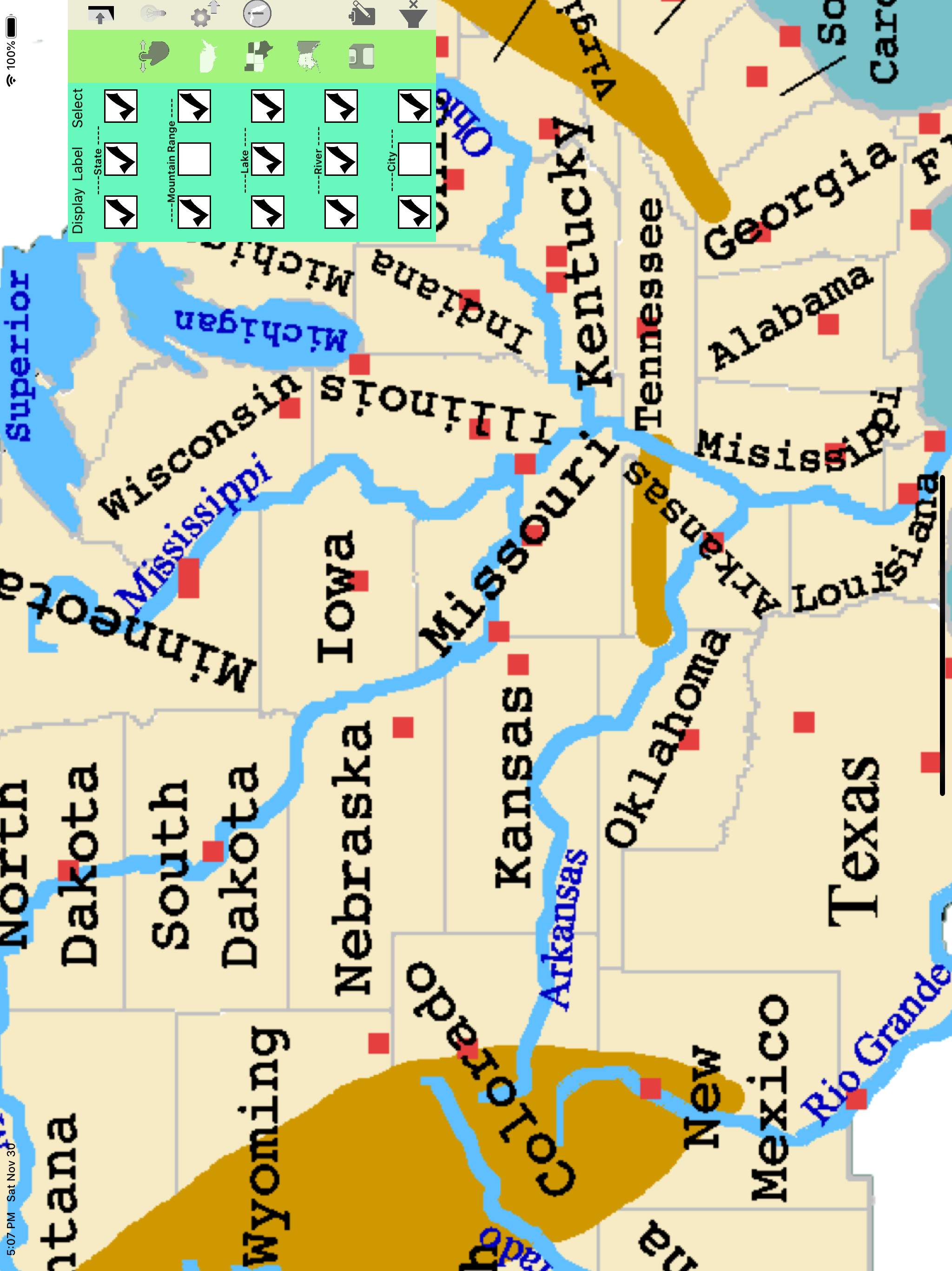Geography of USA Study & Quiz