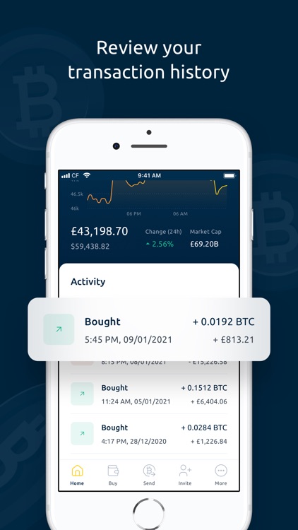 Coinfloor - Buy & Sell Bitcoin screenshot-5