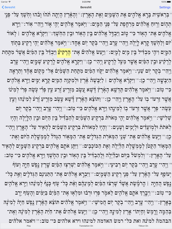 PocketTorah iPad screenshot 2 - Education app