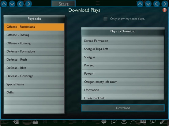 Football Play Designer iPad screenshot 4 - Sports app