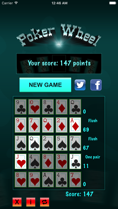 Poker Wheel Screenshot