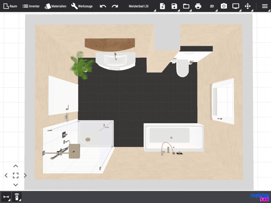 Screenshot #4 pour 3D-Meisterbad Planer